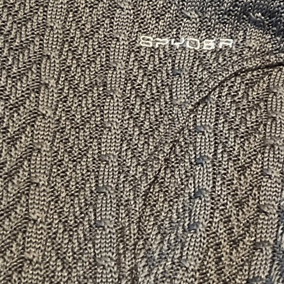 Spyder Women's Major Cable Stryke Fleece Full Zip Jacket Weld Gray Size S - Picture 8 of 8